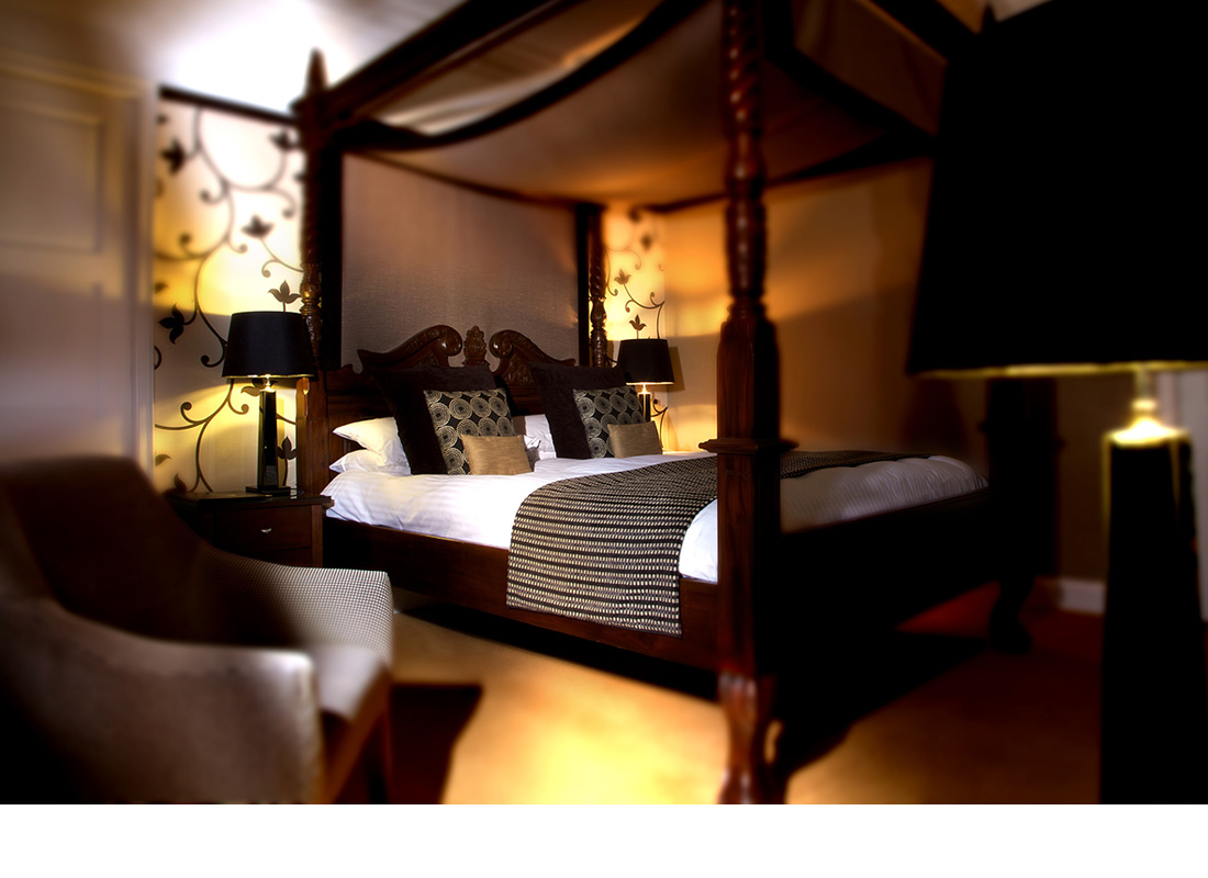 Interior photography of newly refurbished bedrooms for Duisdale House Hotel - Skye.